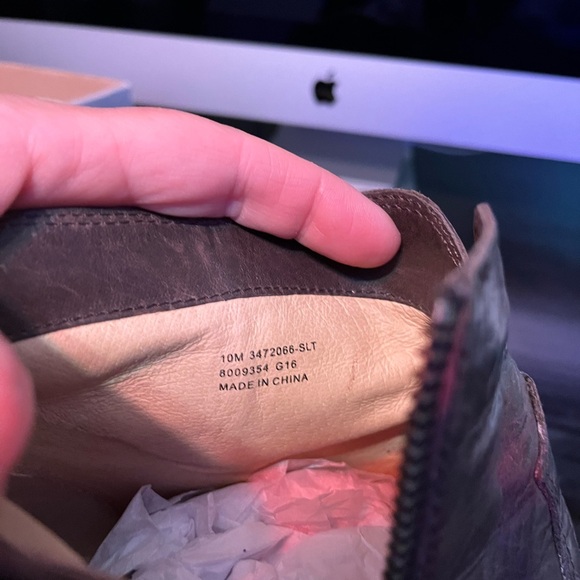 Frye distressed leather ankle boots - Picture 8 of 14